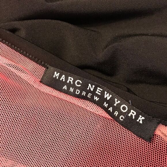 Marc New York Andrew Marc Black Zipper Dress S - Picture 7 of 9